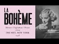 Capture de la vidéo La Bohème - New York, 1938 (Tagliabue, Pinza, Moore, Landi, Dickson)