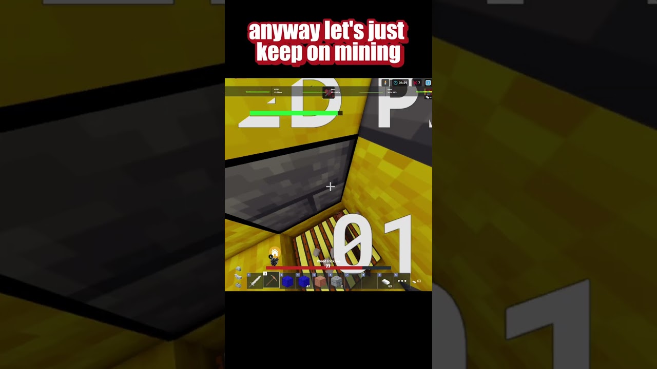 Bedbreak in ranked with wooden pickaxe (Roblox Bedwars) 