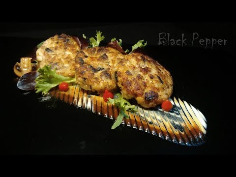 Chicken Cutlets with Mushrooms – Italian recipe | Black Pepper Chef