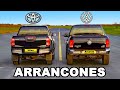 Nueva Toyota Hilux vs VW Amarok: ARRANCONES