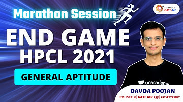 GENERAL APTITUDE  | HIGHLY RELEVANT QUESTIONS FOR HPCL 2021 | Davda Poojan