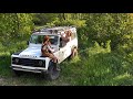 Two Girls Off Roading a Land Rover Defender (first time)