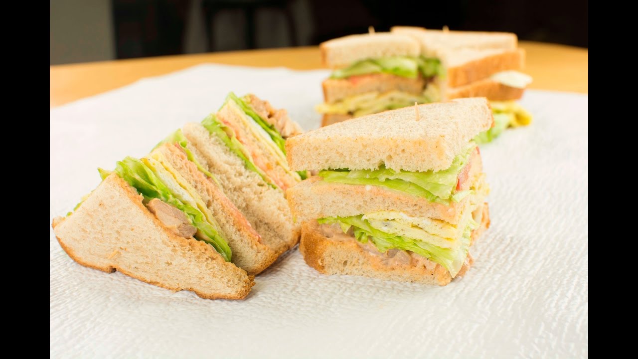 Bread Recipes: How To Make Easy club sandwich Recipe ...