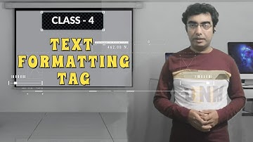 HTML Text Formatting Tags | Class 4 | betaQsolutions | By Biswajit Swain