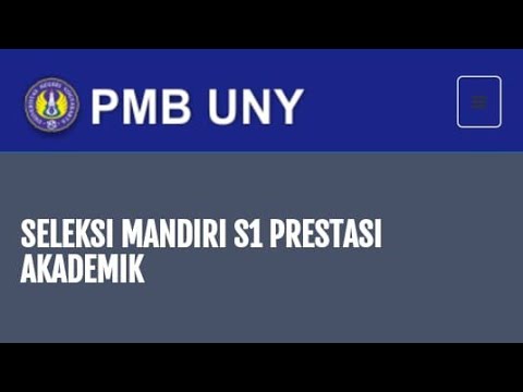 ALUR PENDAFTARAN JALUR SM PRESTASI AKADEMIK UNY