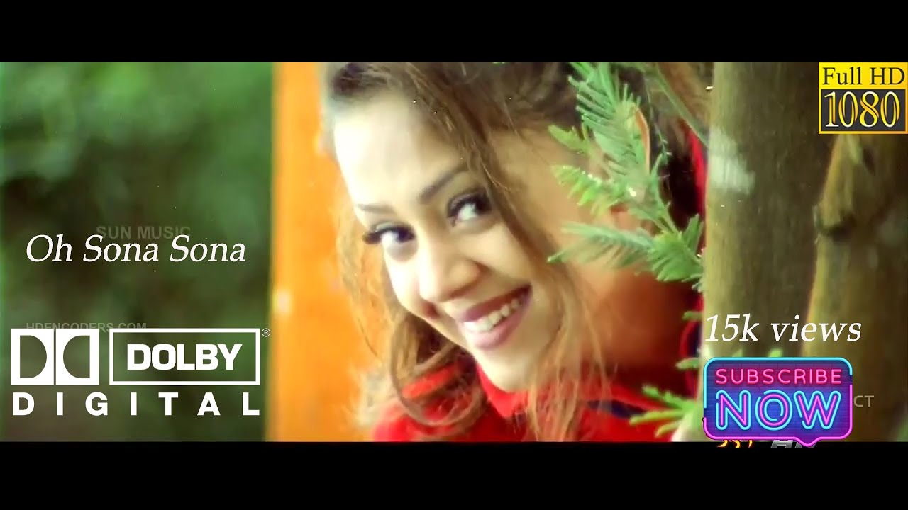 Oh Sona Sona  vaali   Tamil True  Dolby Digital 51  1080p HD Video Songs