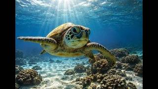 Underwater Relaxation: Sea Turtle 🐢 | 1 Hour of Peaceful Ocean Ambience
