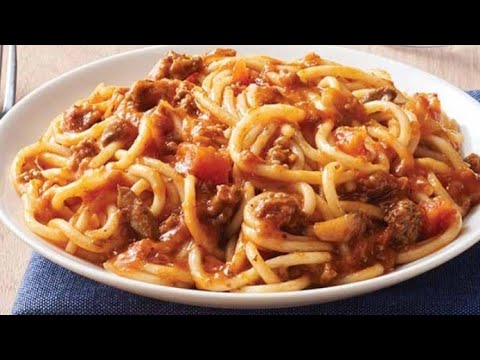 How to cook spaghetti sauce with ground beef. - YouTube