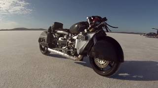 193.061 MPH  Worlds Fastest Velocette & Single Cylinder Anything  Lake Gairdner