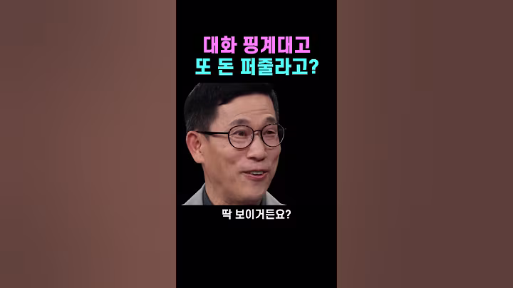 "북한에 돈 퍼줄 생각 하지마" 진중권