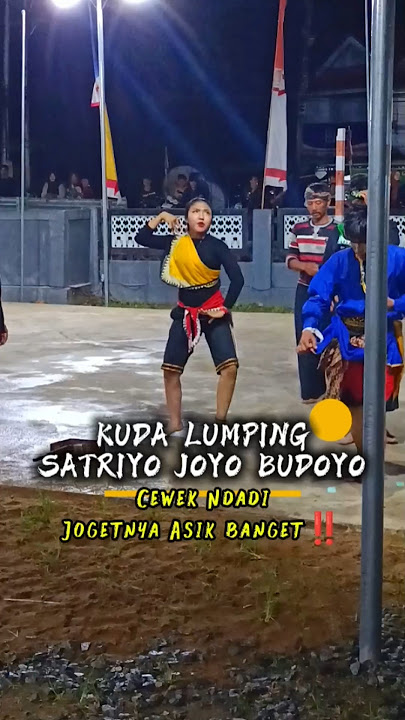 Cewek Ndadi Jogetnya Asik Banget‼️Kuda Lumping Satriyo Joyo Budoyo #jaranan #ndadi