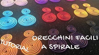 TUTORIAL ORECCHINI FACILI IN ALLUMINIO A SPIRALE