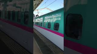 おかしすぎる東北新幹線郡山駅発車シーン￼　#鉄道動画 #jr東日本 #新幹線