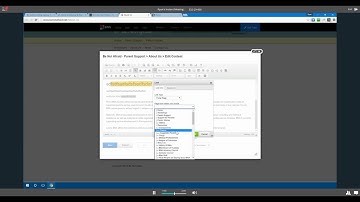 DNN Introduction   2   HTML Editor Basics