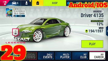 [Part 29] Asphalt 9 legends ll Android/IOS ll Walkthrough - Complete High Graphics Game On Android