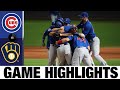 Alec Mills twirls a no-no vs. the Brewers | Cubs-Brewers Game Highlights 9/13/20