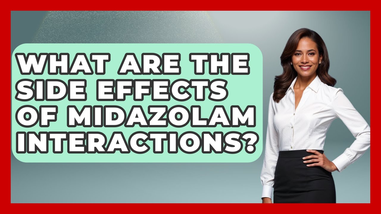 What Are The Side Effects Of Midazolam Interactions? - First Response Medicine
