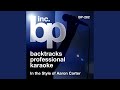How I Beat Shaq Karaoke Instrumental Track In The Style Of Aaron Carter 