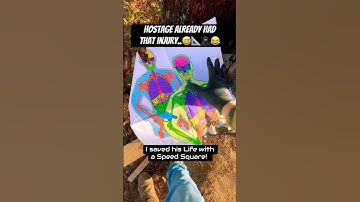 Hero Saves Life with a Tactical Speed Square! #skills #humor #hero #fyp #ninja