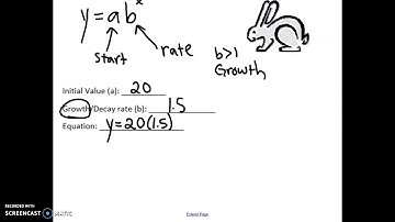 Writing Exponential Functions from Word Problems