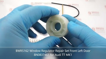 BWR5162 Window Regulator Repair Set Front Left Door 8N0837461 for Audi TT MK1