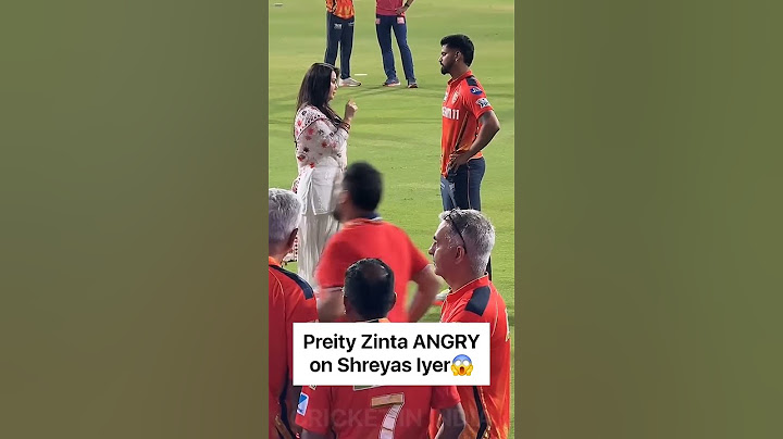 OMG PREITY ZINTA GOT 💥ANGRY ON SHREYS AFTER LOS.....