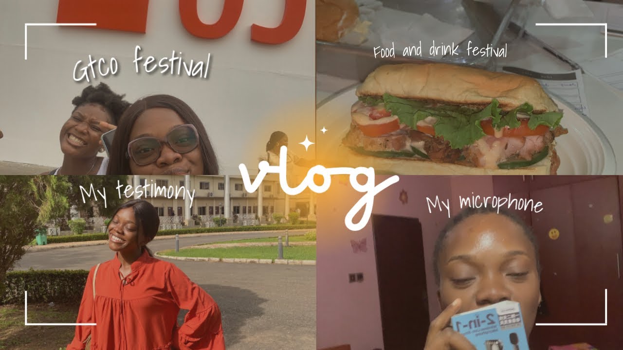 I got a microphone, Gtco food & drink festival 2023, my testimony| VLOG