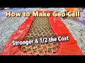 Make a geo cel grid thats stronger and 12 the cost save