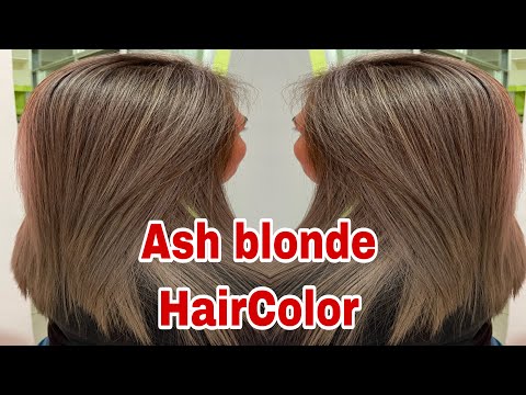 LIGHT ASH BLONDE HAIR COLOR | FOILAYAGE TECHNIQUE | Chading