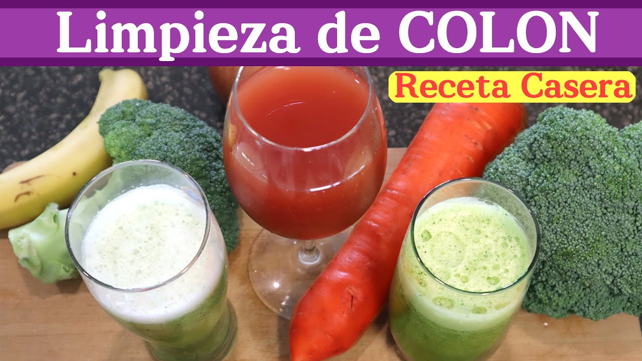 JUGO PARA LIMPIEZA DE COLON Y DESINTOXICAR EL INTESTINO RECETA CASERA