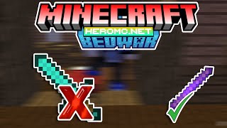 Sẽ ra sao nếu như TirexVN chs bedwar chỉ được sử dụng gậy bật lùi trong Minecraft BedWar