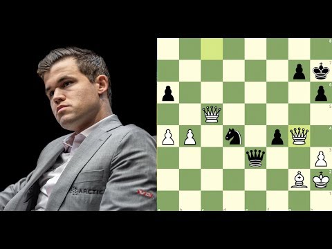 E no final da partida, os deuses colocaram Carlsen!