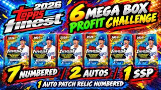 2026 Topps Finest Mega Box PROFIT CHALLENGE! 🔥7 Total Numbered, 2 Total Autos, & a HUGE PATCH AUTO!