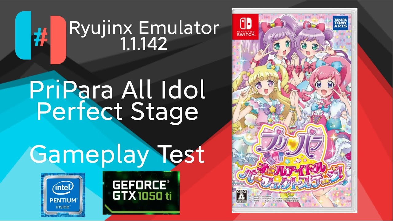 Ryujinx Emulator - PriPara All Idol Perfect Stage Gameplay Test