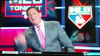 Dan Plesac imitates Greg Amsinger being a Cardinals fan