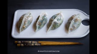 Ku Chai Kuih / Koo Chai Kueh (Steamed Chives Dumplings)