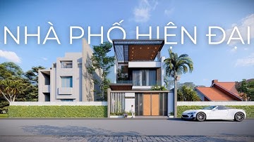 Thiết kế nhà phố hiện đại, mặt tiền 7m | Nhà đẹp Hoàng Gia