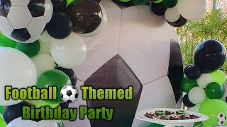 Football ⚽ Themed Birthday Party At Home Under Budget Birthday #DIY #football #birthdayparty