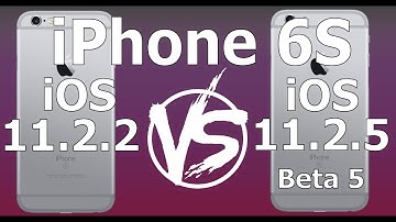 iPhone 6S : iOS 11.2.2 vs iOS 11.2.5 Beta 5 Build 15D5057a