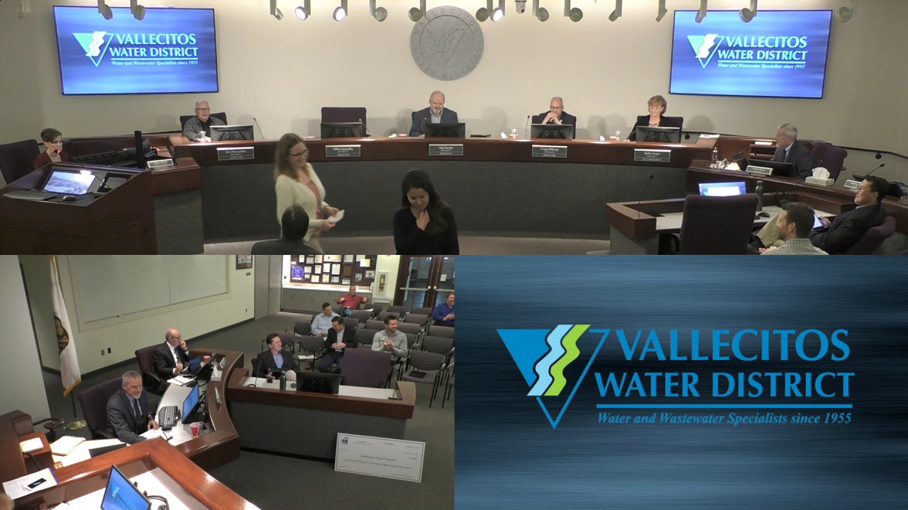 Vallecitos Water District Board of Directors Meeting 3.6.2019 YouTube