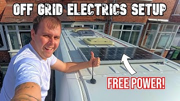 Ambulance To Off Grid Camper Van Conversion | Electrics & Solar Installation