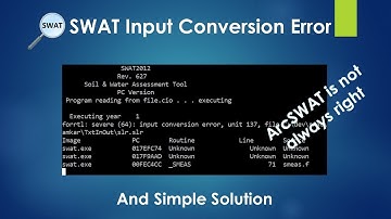 SWAT: Input Conversion Error