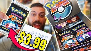 Expensive Pokemon Booster Pack Opening! (BUT THE PACKS WERE $3.99!?) *Team Rocket Booster Box *