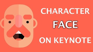 #003 Character Face Design 1 in Keynote 2019 Principle Same as PowerPoint