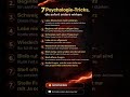 7 Psychologie-Tricks, die sofort anders wirken #psychologie #shorts