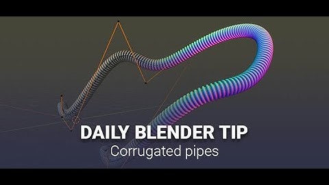 Daily Blender Secrets - Corrugated pipes