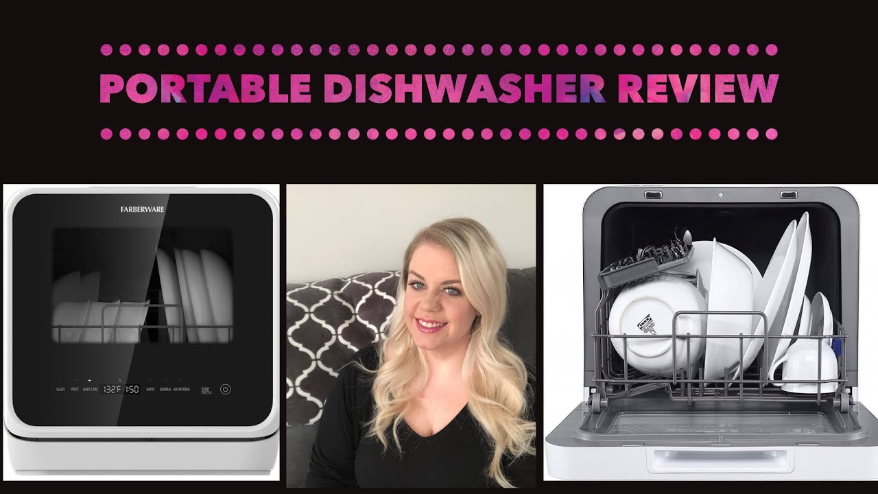 FAUCET HOOKUP (Install and Demonstration) - FARBERWARE COMPLETE PORTABLE  COUNTERTOP DISHWASHER 