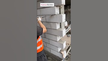 How To Cut Concrete Blocks Like A Pro #how #howto #block #tips #tricks #hack #building #shorts