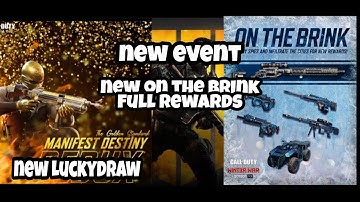 New On Brink Event Full Rewards Codm New Event | New Cod Mobile Event On the Brink Rewards | CODM