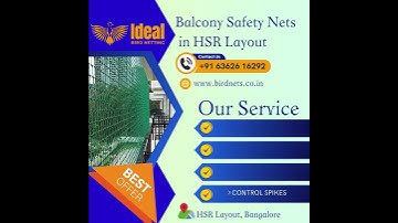 Balcony, Bird & Pigeon Safety Nets Installation in Nagarabhavi, HSR Layout & RR Nagar,  📞 6362616292